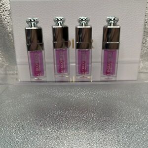 Dior Lip Balm & Gloss Pink Purple High-Shine 4